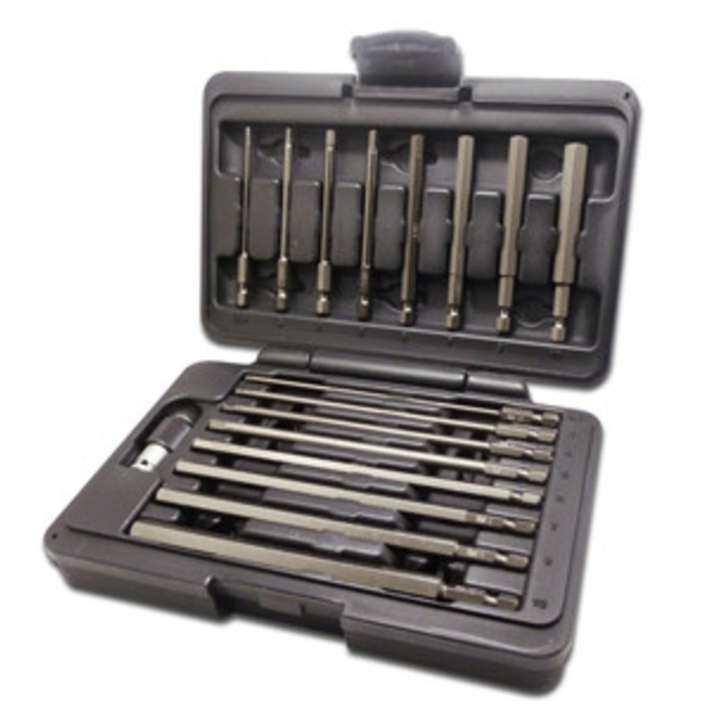 VIM Tools Long Power Drive Metric Hex Bit Set – VMPDM100