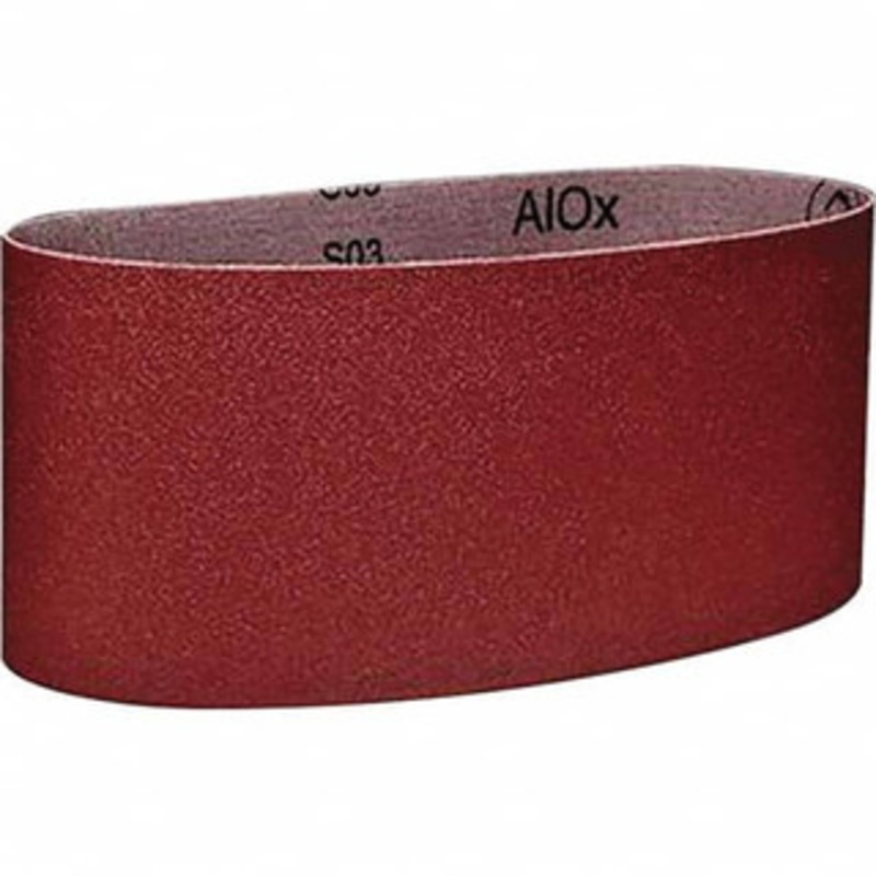 3M 4 Wide x 24 OAL, 120 Grit, Aluminum Oxide Abrasive Belt Aluminum Oxide, Fine, Coated, X Weighted Cloth Backing, Series 240D 7010326279 – 73220055