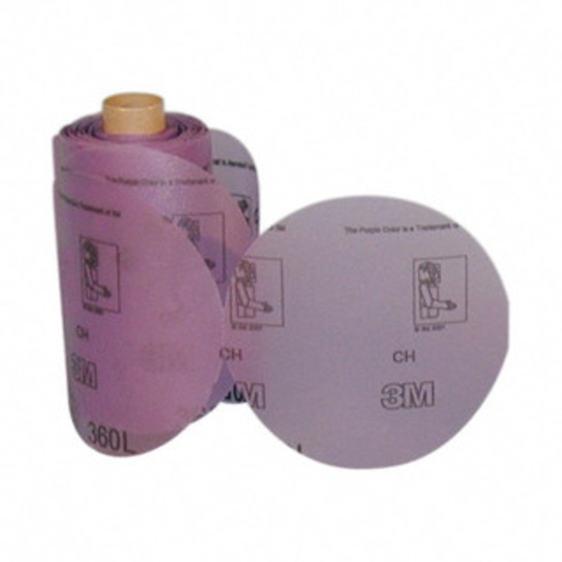 3M 5 Diam, 1,200 Grit Aluminum Oxide Adhesive PSA Disc Ultra Fine Grade, Purple, Film Backing, Flexible, Use with Random Orbital Sanders 7000120254 – 79472155