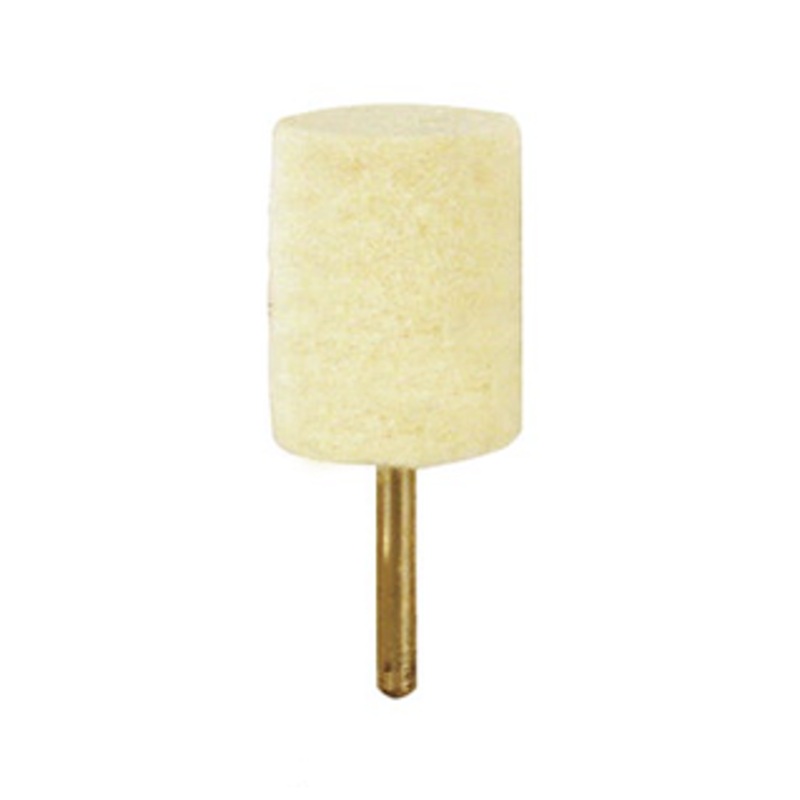 Grobet USA Felt Polishing Medium Cylinder Bob, 3/4 Diameter, 1 Thickness MP-9 – 17.234