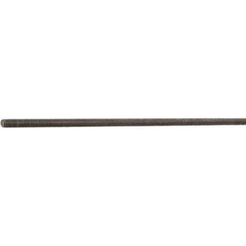 Made in USA 1/2-13 x 12 ft. Medium Carbon Steel General Purpose Threaded Rod Right Hand Thread, Uncoated, UNC 01118 – 63048524