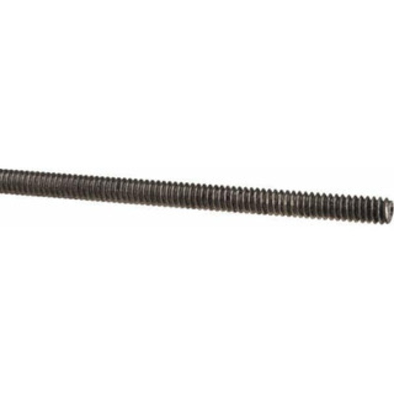 Made in USA #4-40 x 3 ft. Low Carbon Steel Threaded Rod Right Hand Thread, Oil Finish, UNC 44220 – 04353017