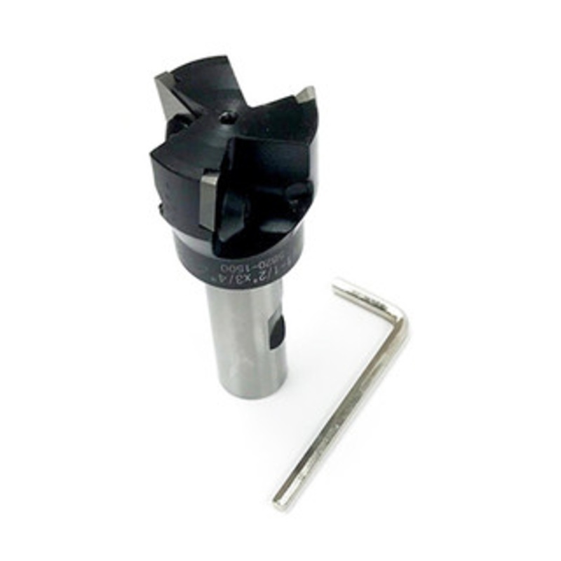 Precise 1-1/2 x 3/4 90 Square Shoulder Straight Shank Indexable End Mill – 5820-1500