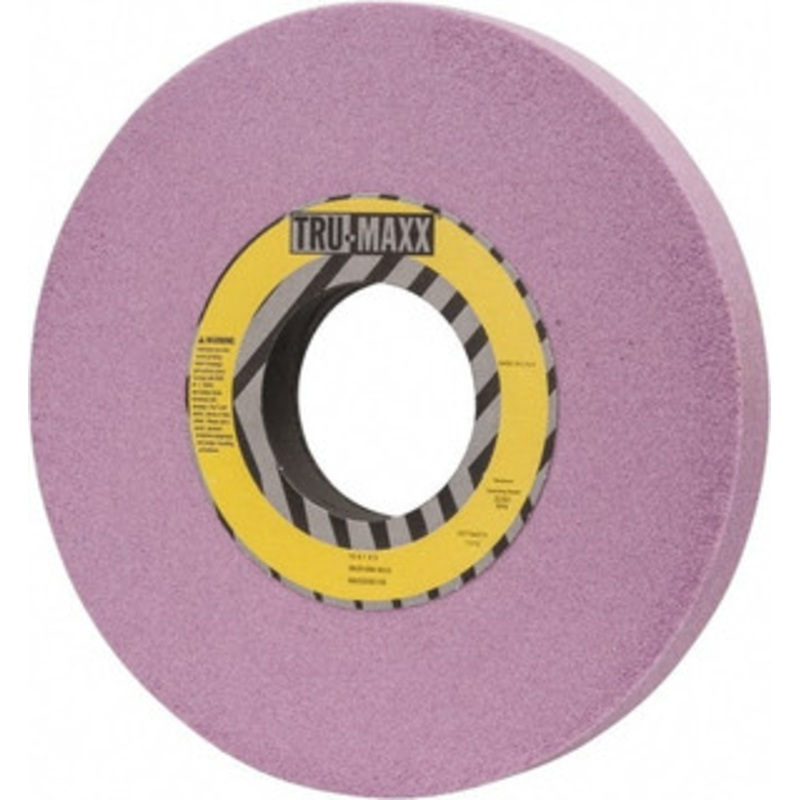 Tru-Maxx 10 Diam x 3 Hole x 1 Thick, H Hardness, 60 Grit Surface Grinding Wheel Aluminum Oxide, Type 1, Medium Grade, 3,250 Max RPM, Vitrified Bond, No Recess 66253292700 – 06291884