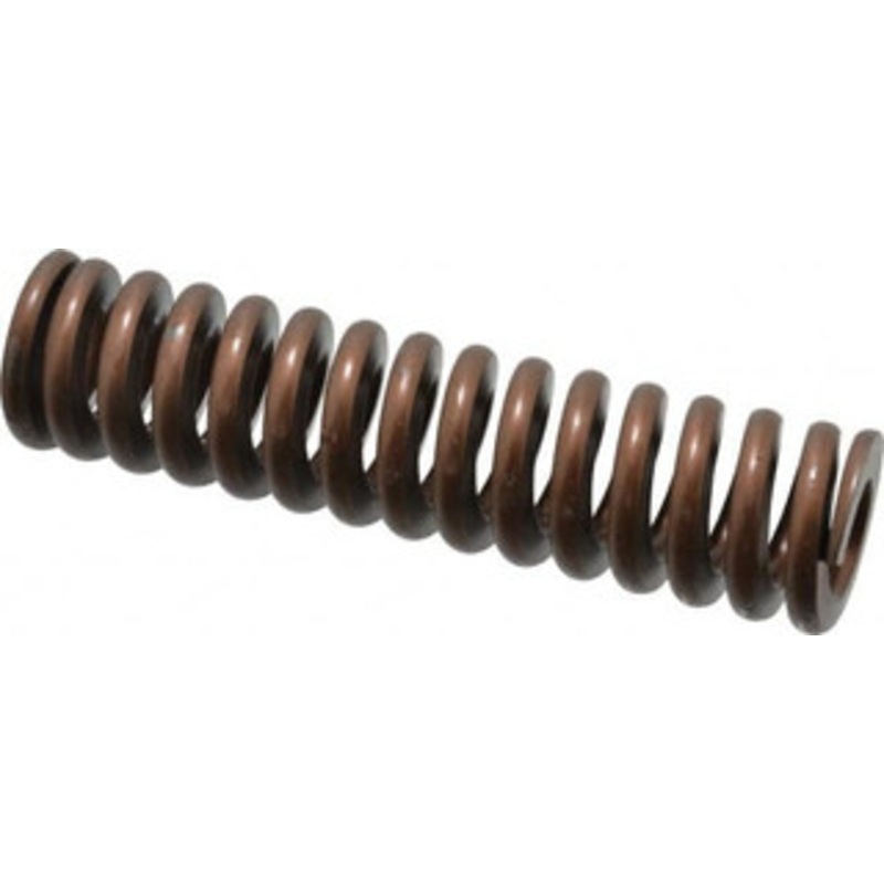 Associated Spring Raymond 1-1/4 Hole Diam, 5/8 Rod Diam, 5 Free Length, Gold Die Spring 795 Lb Max Deflection, 1.5 Max Deflection, Heavy Duty, Chromium Alloy Steel 105-620 – 07662927