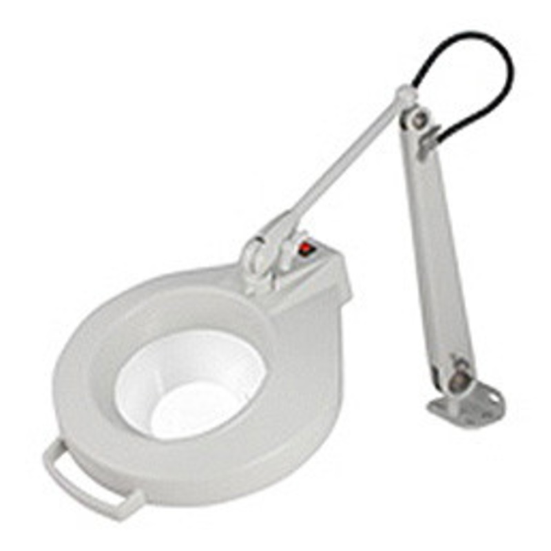 Dazor Iron Man Machine Clamp Magnifier, 11-diopter (3), Dove Grey – 1420E-11-DG