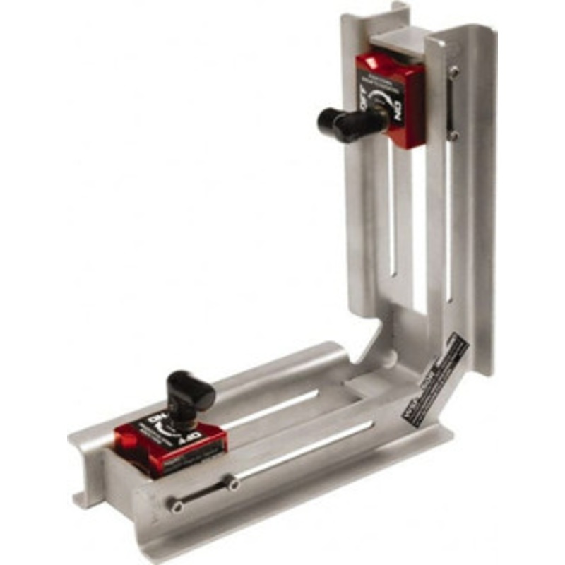 Mag-Mate 2-7/8 Wide x 8-1/4 Deep x 8-1/4 High Rare Earth Magnetic Welding & Fabrication Square 150 Lb Average Pull Force WSF0150R – 59267062