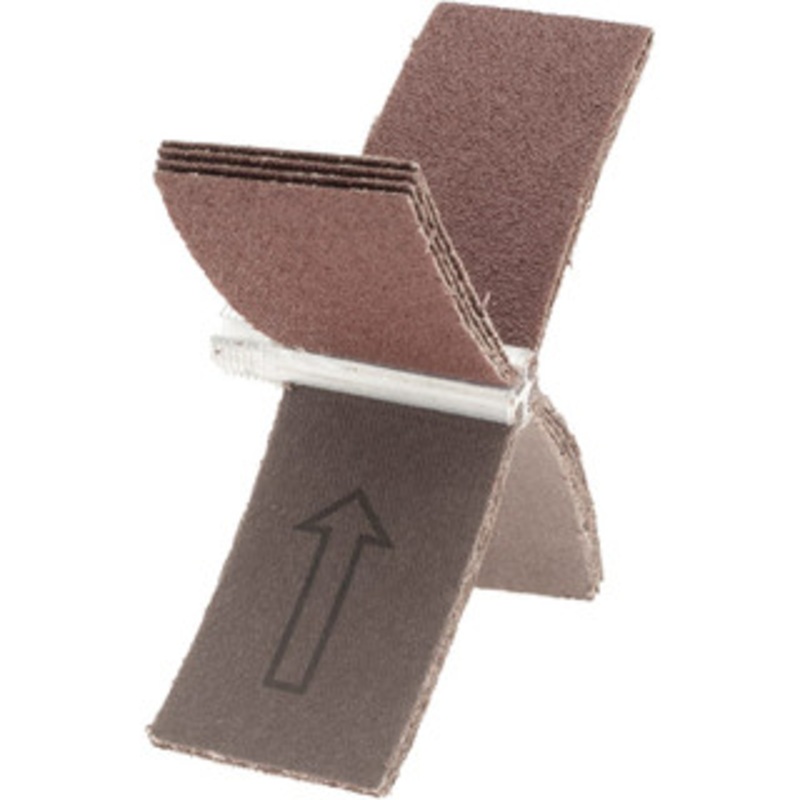 Merit Abrasives 60 Grit, Coated, Aluminum Oxide Bore Polisher Medium Grade, 10,000 RPM, Polishes Bores with 3-1/8 to 4 Diam 08834154127 – 72374150