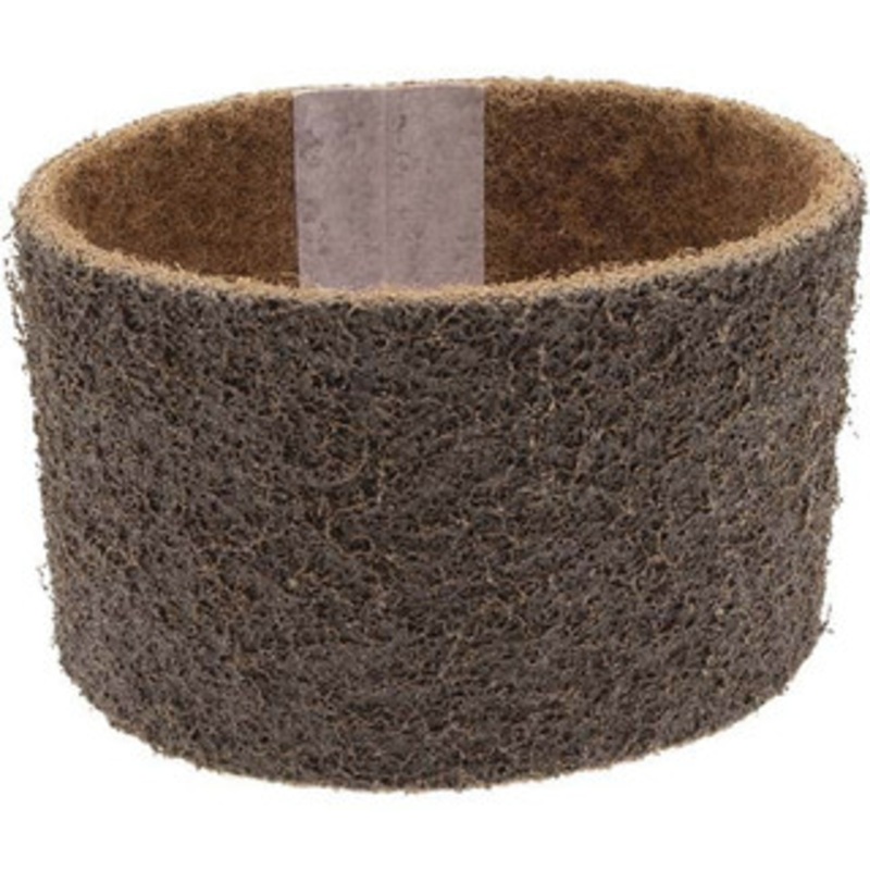 Norton 3-1/2 Wide x 15-1/2 OAL, 80 Grit, Aluminum Oxide Abrasive Belt Aluminum Oxide, Coarse, Nonwoven, Series STE 66261055324 – 70490867
