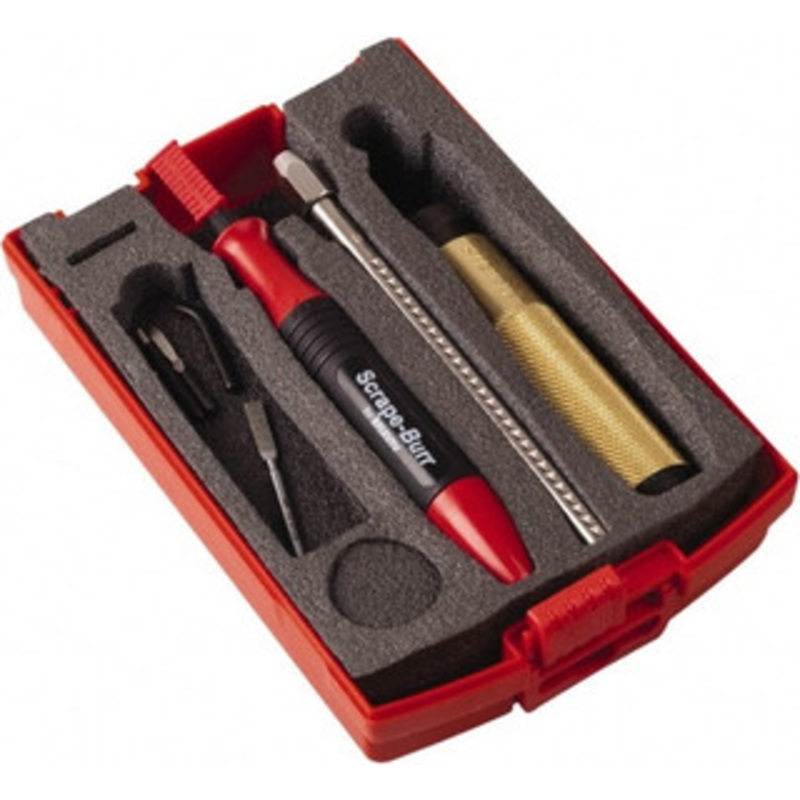 Shaviv 8 Piece High Speed Steel Hand Deburring Tool Set Blade Type BUS1, BUS2, BUS31, BUS4, Scrape-Burr 400, Holder Type U, For Hole Edges, Straight Edges 154-00046 – 83945832