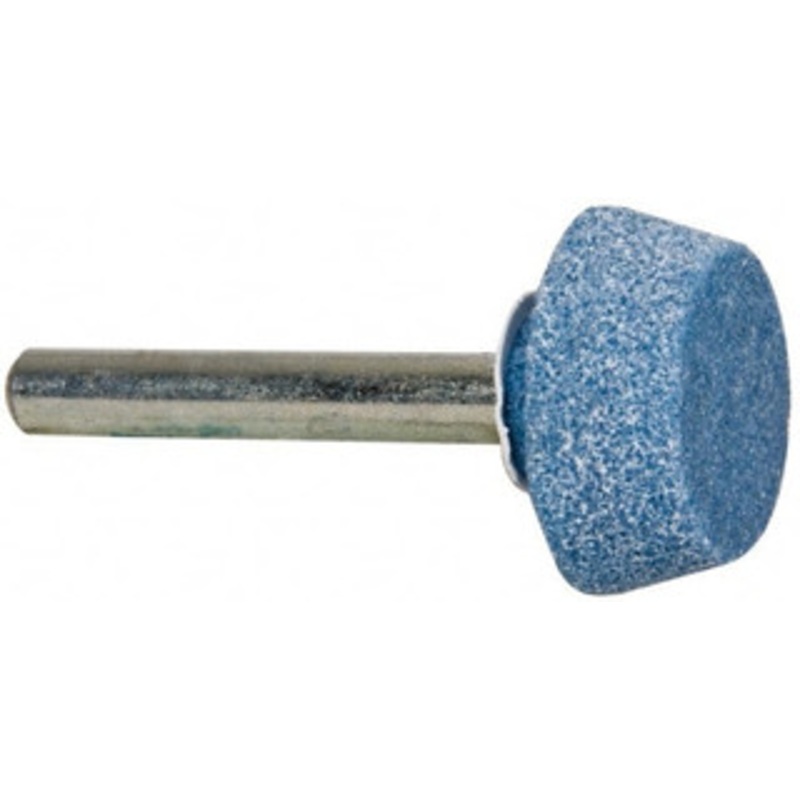 Tru-Maxx 1 Head Diam x 3/8 Thickness, A35, Flat Cone End, Aluminum Oxide Mounted Point Blue, Medium Grade, 60 Grit, 38,200 RPM 66253291515 – 89677132