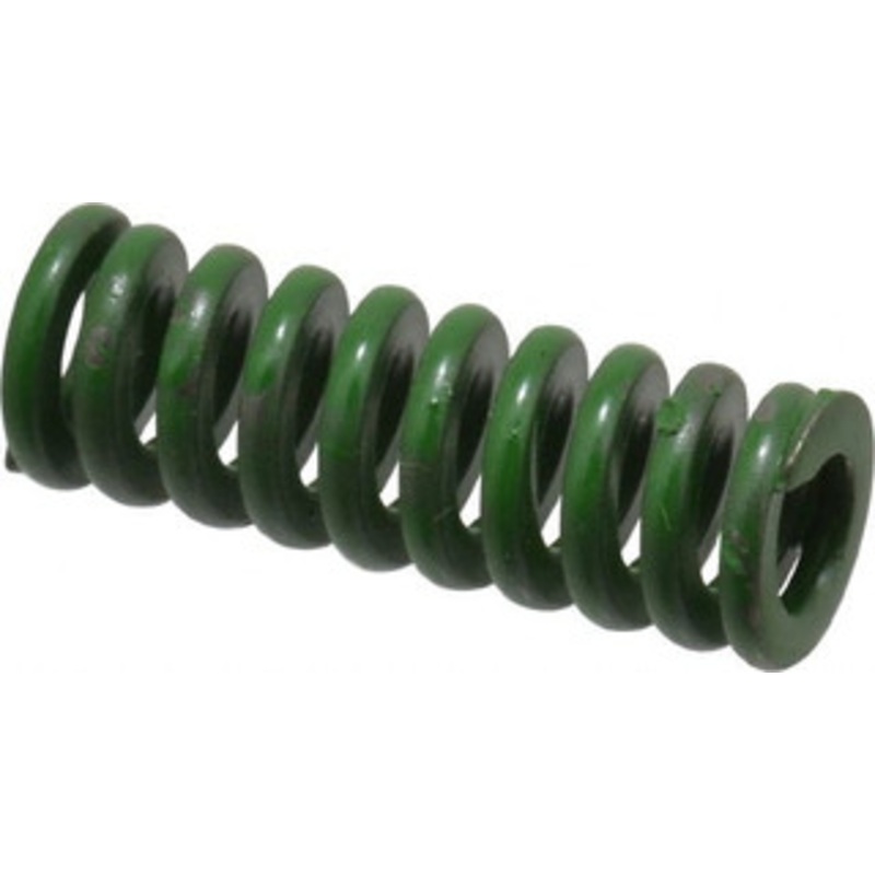 Associated Spring Raymond 3/8 Hole Diam, 3/16 Rod Diam, 1 Free Length, Green Die Spring 55 Lb Max Deflection, 0.25 Max Deflection, Extra Heavy Duty, Chromium Alloy Steel 106-104 – 07663248