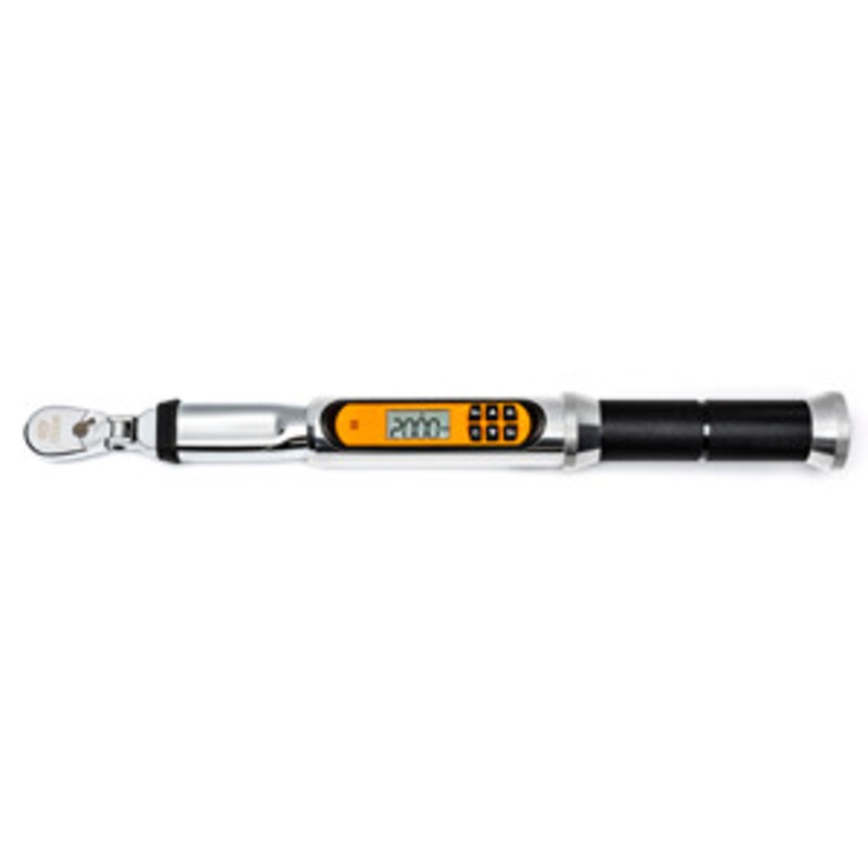 GEARWRENCH 1/4 Drive Flex-Head Electronic Torque Wrench w/ – KD85194