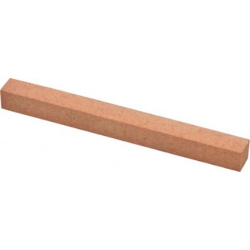 Made in USA 4 Long x 3/8 Wide x 3/8 Thick, Aluminum Oxide Sharpening Stone Square, Fine Grade UF6 – 05110069