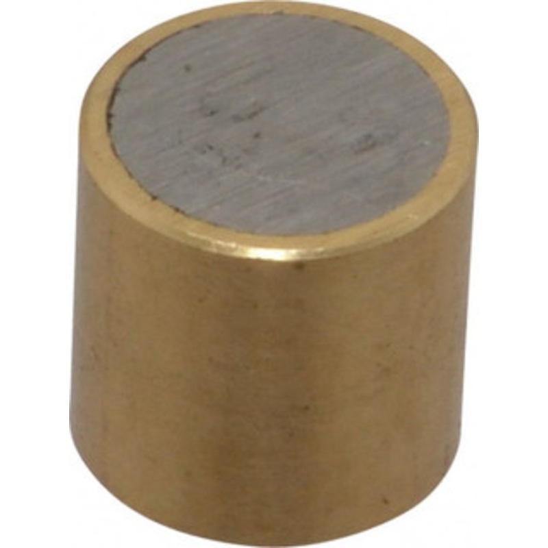 Mag-Mate 3/8 Diam x 3/8 High, 0.1 Lb Average & 0.2 Lb Max Pull Force, Brass Alnico Shielded Magnet 800F Max Operating Temp, 0.032 Wall Thickness ABS3737 – 01059468