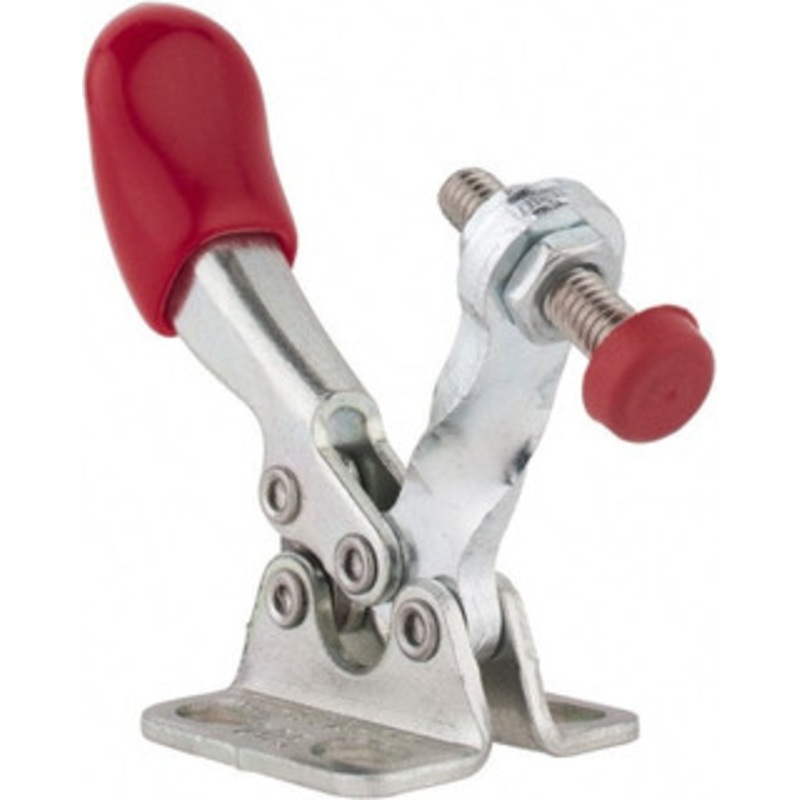 Destaco 60 Lb Holding Capacity, Horizontal Handle, Manual Hold Down Toggle Clamp 82 Handle Movement, 94 Bar Opening, Solid Bar, Flanged Base, Electro-Plated Zinc, Carbon Steel 205-S – 76988120