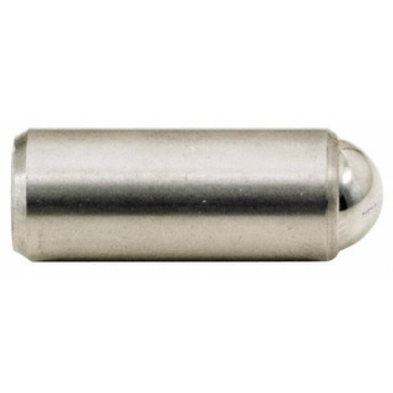 Gibraltar 0.284 Body Length x 1/8 Body Diam, 0.5 Lb Init to 1 Lb Final End Force, Steel Press Fit Ball Plunger 0.093 Ball Diam, 0.035 Max Ball Reach, +0.0010, +0.0020 Tolerance 10600 – 60931615