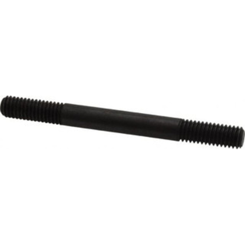Gibraltar 3/8-16 4 OAL Equal Double Threaded Stud Carbon Steel, Black Oxide Finish, 1 Equal Thread Length ST1-40-G – 09392713