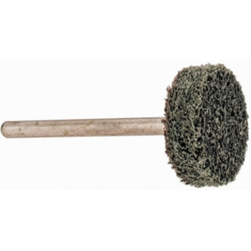 Grier Abrasive 3/4 Head Diam x 1/4 Thickness, W201, Cylinder End, Silicon Carbide Mounted Point Green-Gray, Fine Grade, 38,250 RPM W201-S5-17573 – 04692703