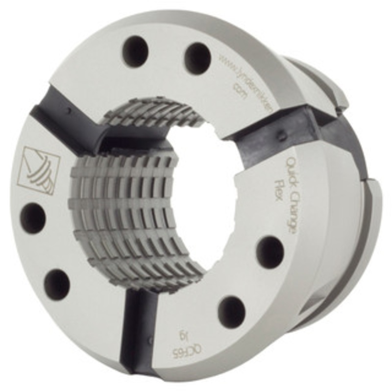 Lyndex-Nikken Series 65 Serrated Quick Change Flex Collet, 2-9/32 – QCFC65-146-SER