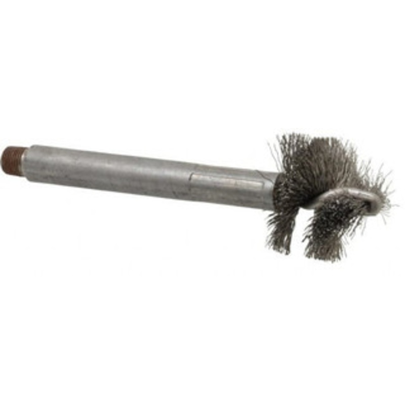 Red Head 1-1/2 Long x 1-1/2 Diam Steel Wire Brush Single Spiral, 7/8 Anchor Size, 5-1/8 OAL, 1 Shank Diam WB-078 – 66594201