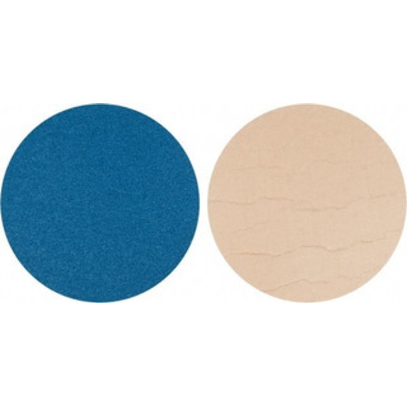 Superior Abrasives 18 Diam, 36 Grit Zirconia Alumina Adhesive PSA Disc Very Coarse Grade, Blue, Cloth Backing, Flexible 17478 – 01008812