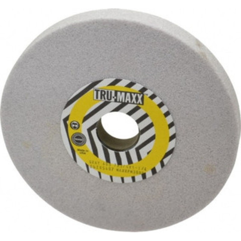 Tru-Maxx 7 Diam x 1-1/4 Hole x 3/4 Thick, H Hardness, 46 Grit Surface Grinding Wheel Aluminum Oxide, Type 1, Coarse Grade, 3,600 Max RPM, Vitrified Bond, No Recess 66253292447 – 06295497