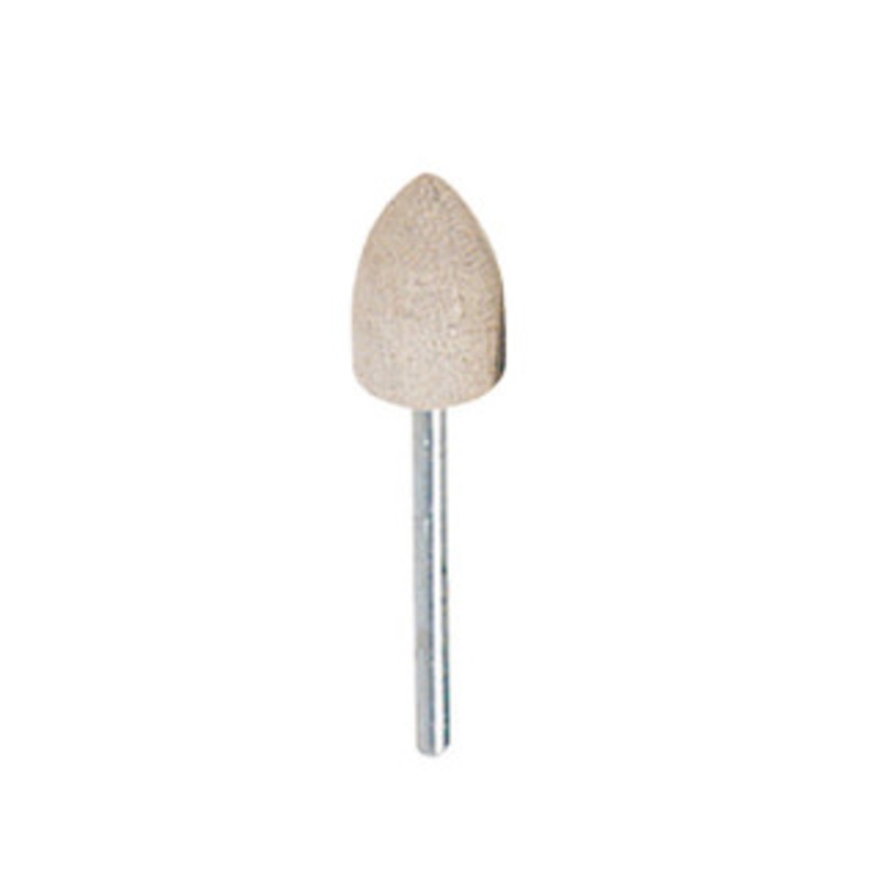 Cratex MX Laminated Mounted Wheel, 1/8 Bullet Mandrel 120 Grit, 3/8 Diameter CXH