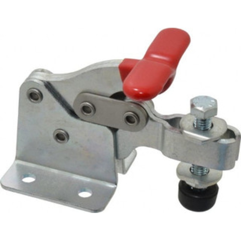 Destaco 750 Lb Holding Capacity, Horizontal Handle, Manual Hold Down Toggle Clamp 168 Handle Movement, 90 Bar Opening, U-Bar, Flanged Base, Electro-Plated Zinc, Carbon Steel 309-U – 08096331
