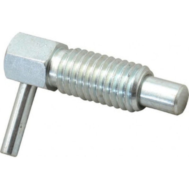 Gibraltar 1/2-13, 0.85 Thread Length, 0.31 Plunger Diam, 0.5 Lb Init to 2 Lb Final End Force, Steel Locking L Handle Plunger 1-1/2 Body Length, 1 Length Under Head, 0.4 Plunger Projection LL-4-G – 64169659