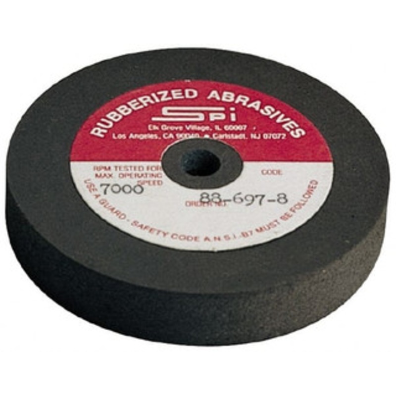 Made in USA 4 Diam x 1/2 Hole x 1 Thick, 120 Grit Surface Grinding Wheel Aluminum Oxide/Silicon Carbide Blend, Fine Grade, 5,250 Max RPM 409-F SPI – 73152993