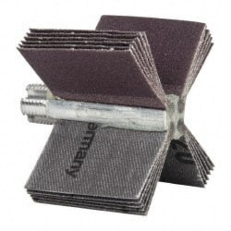 Merit Abrasives 120 Grit, Coated, Aluminum Oxide Bore Polisher Fine Grade, 22,000 RPM, Polishes Bores with 1-1/2 to 2 Diam 08834154102 – 86933439