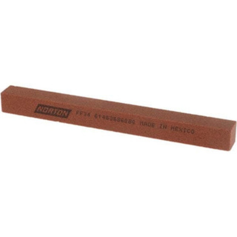 Norton 4 Long x 3/8 Wide x 3/8 Thick, Aluminum Oxide Sharpening Stone Square 61463686080 – 00578112