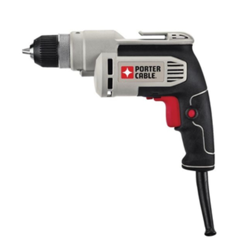 Porter Cable 3/8 Keyless Chuck Capacity Electric Power Drill – PC600D
