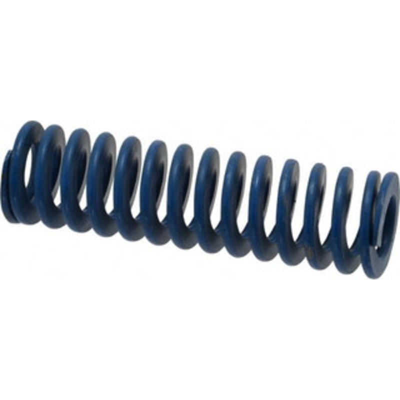 Associated Spring Raymond 1 Hole Diam, 1/2 Rod Diam, 3-1/2 Free Length, Blue Die Spring 262.5 Lb Max Deflection, 1.75 Max Deflection, Medium Duty, Chromium Alloy Steel 103-514 – 07660814
