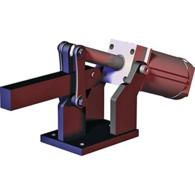 Destaco 4,000 Lb Inner Hold Capacity, Horiz Mount, Air Power Hold-Down Toggle Clamp 1/4 NPT Port, 145 Max psi, 96 Bar Opening, 97.79mm Height Under Bar 858 – 89305262