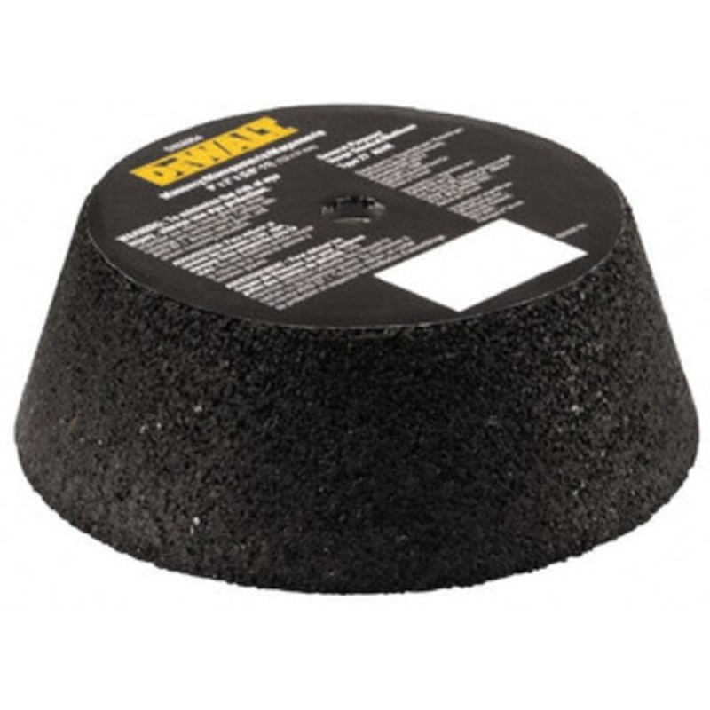 DeWALT 6 Diam x 2 Thick, R Hardness, 16 Grit Surface Grinding Wheel Aluminum Oxide/Silicon Carbide Blend, Type 11, Very Coarse Grade, 6,000 Max RPM, Metal Bond DW4964 – 80493869