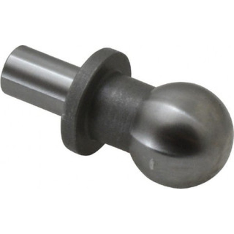 Gibraltar 12mm Ball Diam, 6mm Shank Diam, Steel Inspection Tooling Ball Thread Shank, 22mm Ball Center to Shank Bottom, 12mm Ball Center to Shoulder Bottom, with Shoulder 826885-G – 64254915
