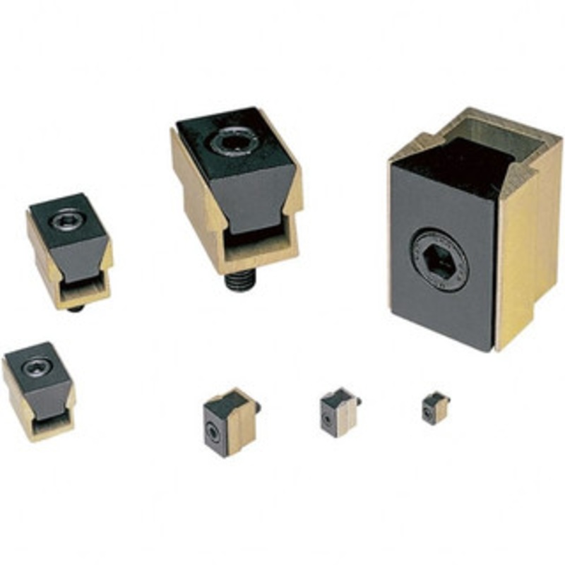 Mitee-Bite 6,000 Lb Holding Force Single T-Slot Wedge Clamp 1-5/8 Wide x 2-1/2 Deep x 2 High Base, 1.96 to 2.08 Jaw Spread, 55 Lb/Ft Torque, 5/8-11 Screw Thread 62000 – 06948251