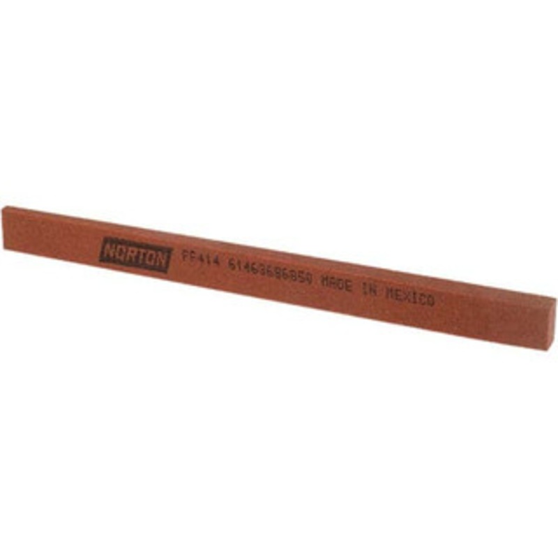 Norton 4 Long x 5/16 Wide x 5/16 Thick, Aluminum Oxide Sharpening Stone Taper, Fine Grade 61463686850 – 01919091