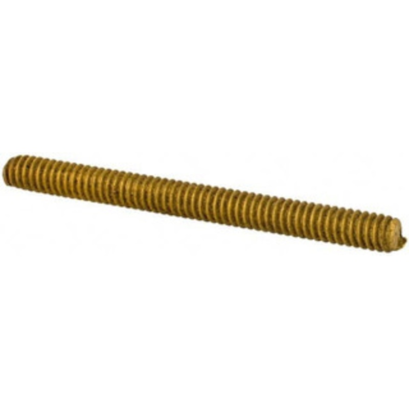 Value Collection #2-56 1 OAL Fully Threaded Stud Brass, Plain Finish 407-1417 – 07166408