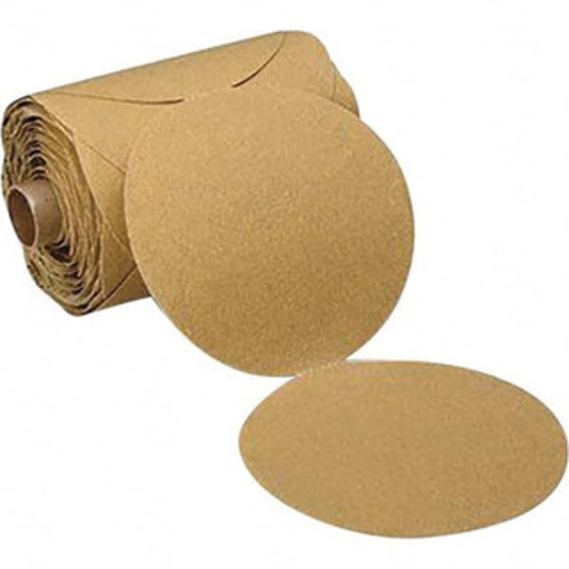 3M 6 Diam, 150 Grit Aluminum Oxide Adhesive PSA Disc Very Fine Grade, Yellow, C Weighted Backing, Flexible, Use with Random Orbital Sanders 7000119554 – 85267979