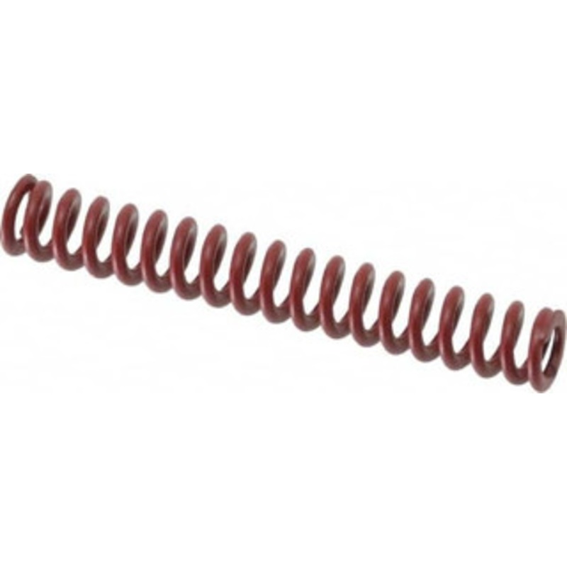 Associated Spring Raymond 10mm Hole Diam, 5mm Rod Diam, 2-1/2 Free Length, Red Die Spring 205.4 N Max Deflection, 19.2mm Max Deflection, Strong Duty, Chromium Alloy Steel 205-110 – 67900506