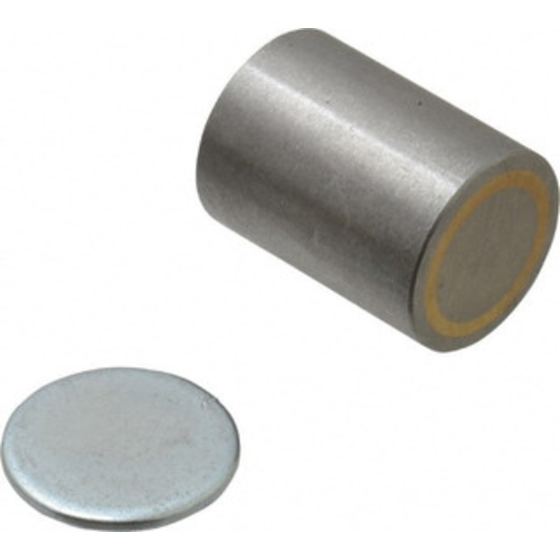 Eclipse Magnetics 3/4 Diam, 10-24 Thread, 4.7 Lb Average Pull Force, Alnico Pot Magnets 220C Max Operating Temp, 1 High M19183/MSC – 04891453