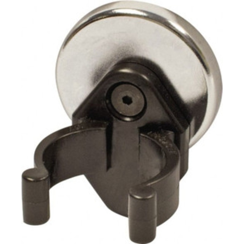 Mag-Mate 14 Lb Max Pull Force, 3/16 Overall Height, 1.24 Diam, Ceramic Cup Magnet Clamp Style, 1-1/8 Clamp Opening, Chrome Plated MX1000BP01 – 62798103