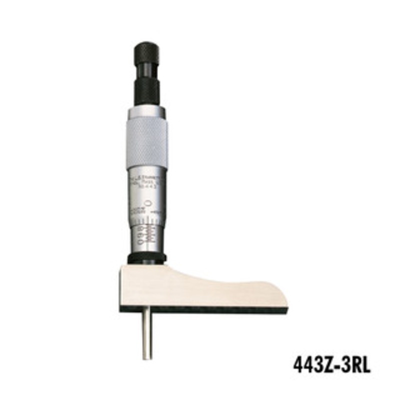 Starrett 443 Micrometer Depth Gages with Half Base