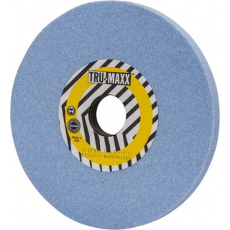 Tru-Maxx 7 Diam x 1-1/4 Hole x 1/2 Thick, I Hardness, 60 Grit Surface Grinding Wheel Ceramic, Type 1, Medium Grade, 3,600 Max RPM, Vitrified Bond, No Recess 66253269725 – 06294771