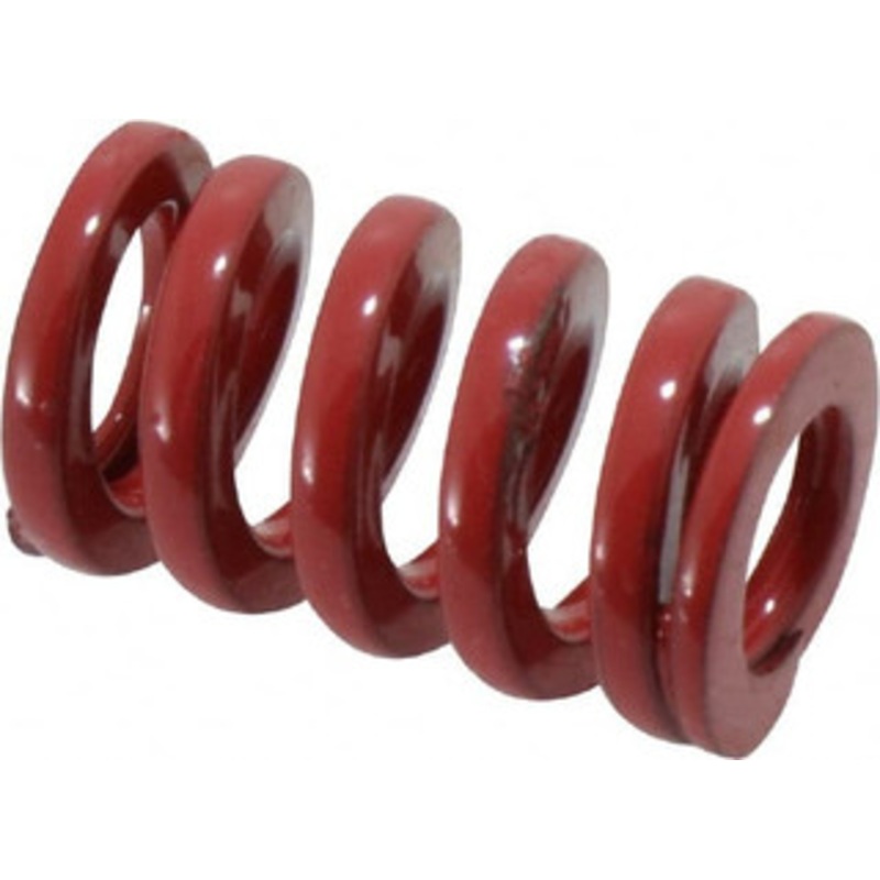 Danly 5/8 Hole Diam, 11/32 Rod Diam, 1 Free Length, Red Die Spring 43.1 Lb Max Deflection, 0.3 Max Deflection, Heavy Duty, Chromium Vanadium Steel 9-1004-26 – 76014414