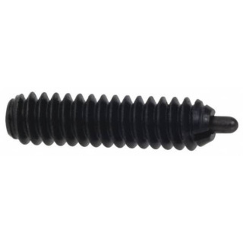 Gibraltar 10-32, 3/4 Thread Length, 1/8 Plunger Projection, Stainless Steel Threaded Spring Plunger 0.092 Max Plunger Diam, 3/4 Plunger Length, 1.3 Lb Init End Force, 2.7 Lb Final End Force SSW10-3AP-G – 06694772