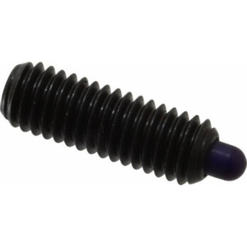 Gibraltar 3/8-16, 1-1/8 Thread Length, 3/16 Plunger Projection, Steel Threaded Spring Plunger 0.186 Max Plunger Diam, 1-1/8 Plunger Length, 5.5 Lb Init End Force, 14.5 Lb Final End Force, 3/16 Hex 57091G – 02712255